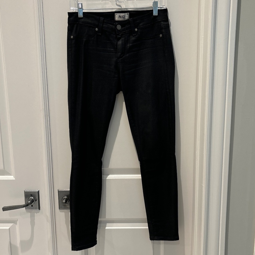 PAIGE verdugo ankle sterling dark coated